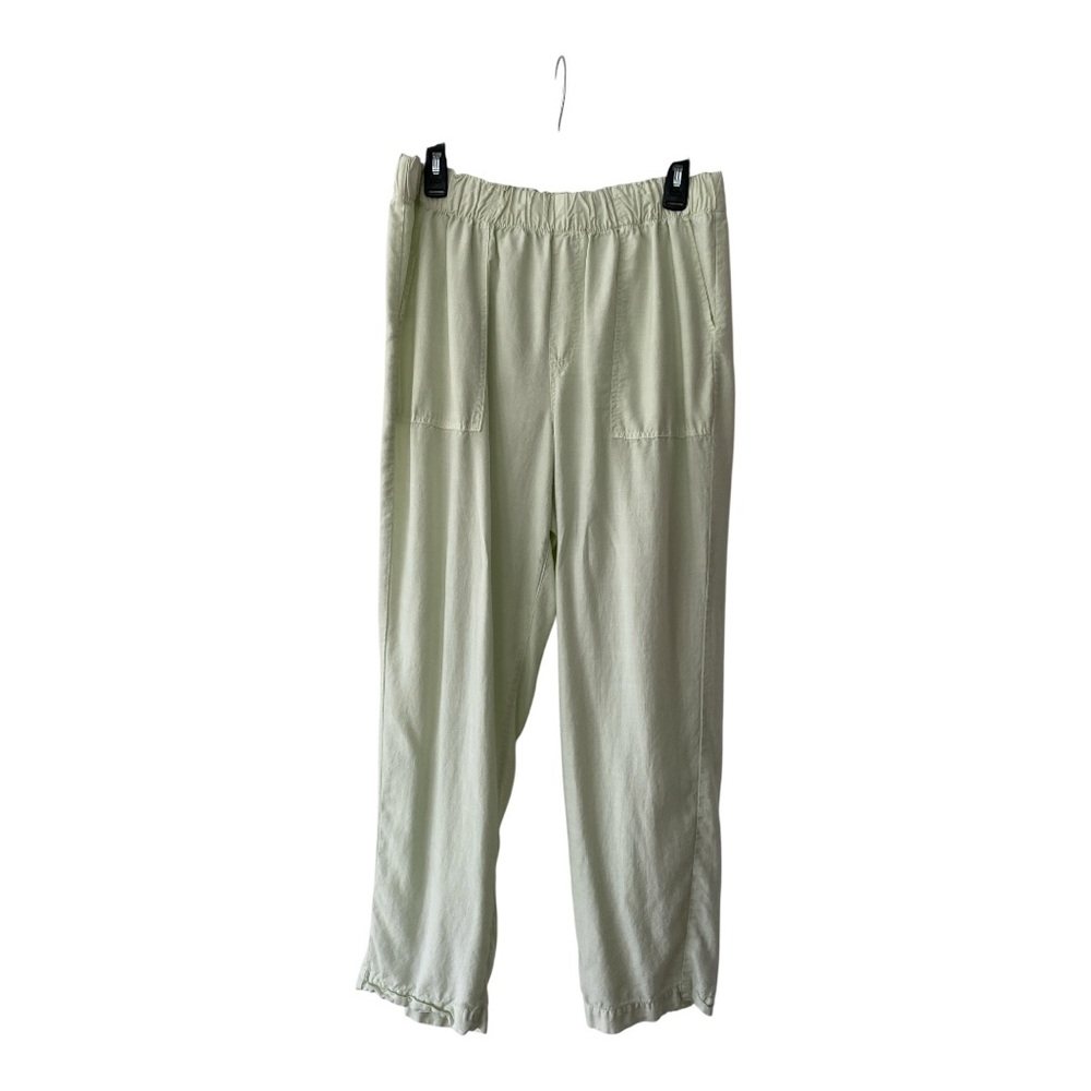 Wonderly Light Green Straight Leg Pants 💯 Lyocel Size Large